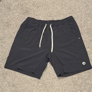 Vuori Men's Charcoal Athletic Shorts
